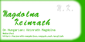 magdolna keinrath business card